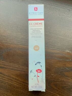 Erborian CC Crème Clair 45ml SPF 25 high definition radiance face cream NEW